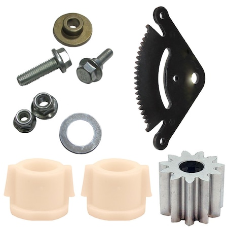 Aic Replacement Parts SELECTIVE SECTOR GEAR PINION GEAR w/BUSHINGS Fits John Deere G110 L100 L105 AY-FRN30-0016